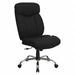 Executive Chair Black Seat Fabric Back