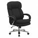 Desk Chair Black Seat Fabric Back