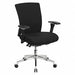 Desk Chair Black Seat Fabric Back