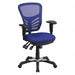 Executive Chair Blue Seat Mesh Back