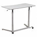 Office Desk Overall 37-25/64 W Silver