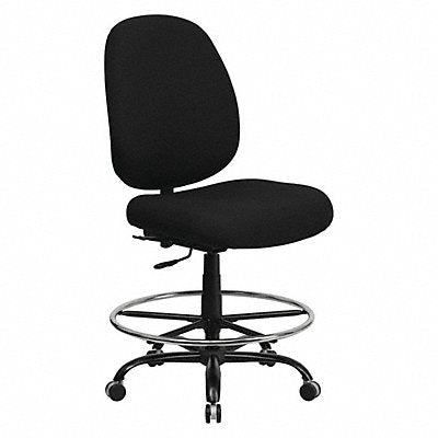 Draft Chair Black Seat Fabric Back