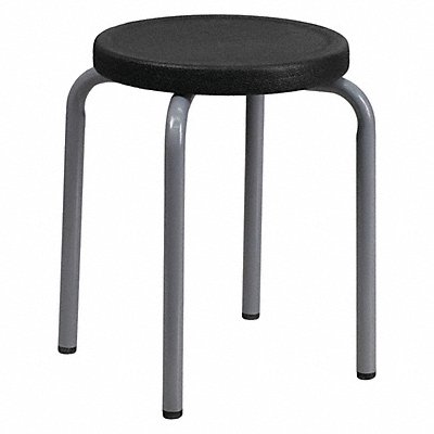 Stool Welded Tube Leg Black 17 H