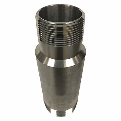 Swage Nipple 316/316L SS 1 x 1/2 in