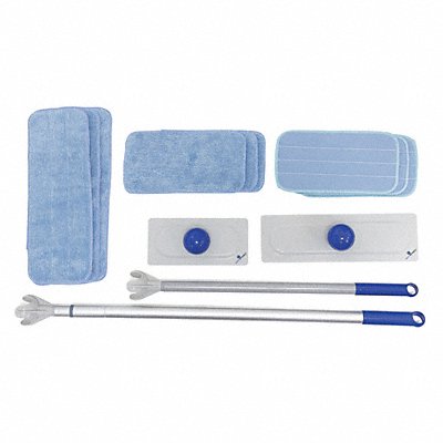 Mop Starter Kit 11 in 16 in W Blue