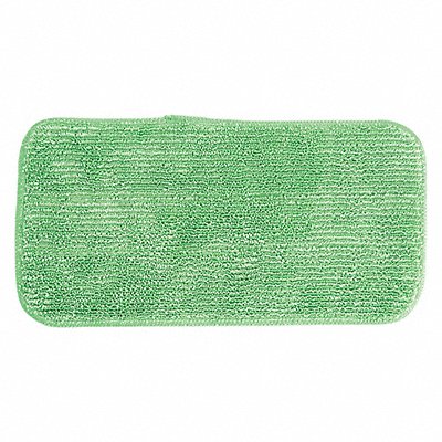 Mop Pad Green Microfiber PK12