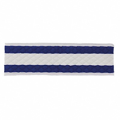 Mop Pad 17 in W Blue/White PK12