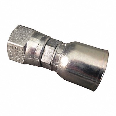 Crimp Fitting 1/4 I.D. 9/16 F JIC