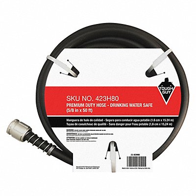 Water Hose 5/8 I.D.50 ft PVC