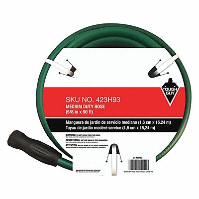 Water Hose 5/8 I.D.50 ft PVC