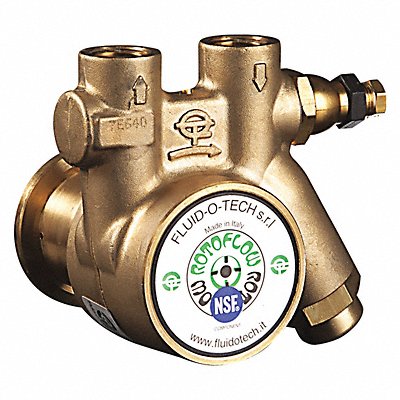 Pump 3/8 NPTF 49 Max GPH Brass Bypass