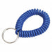 Wrist Coil Key Ring Blue 2-1/2 W PK10