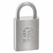 Keyed Padlock 7/8 in Rectangle Silver