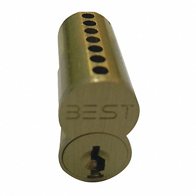 Interchangeable Core Satin Brass 6 Pins