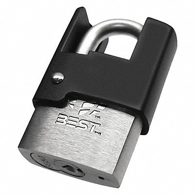 Keyed Padlock 7/8 in Rectangle Silver