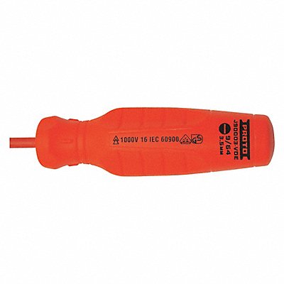 Insltd Slotted Screwdriver 9/64 in