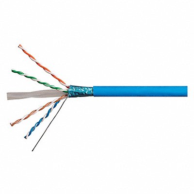 Data Cable Cat 6 23 AWG 1000ft Blue