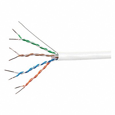 Data Cable Cat 6A 23 AWG 1000ft White