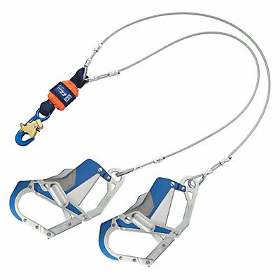 Leading Edge Shock-Absorbing Lanyard