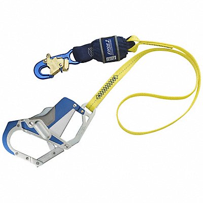 Shock-Absorbing Lanyard Yellow