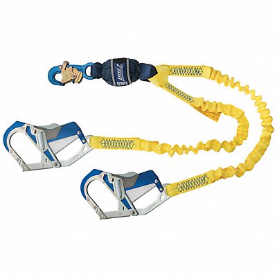 Shock-Absorbing Lanyard Yellow