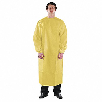 Gown 2XL Yellow Microchip 2300 PK50