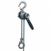 Lever Chain Hoist 550 lb 10 ft Lift