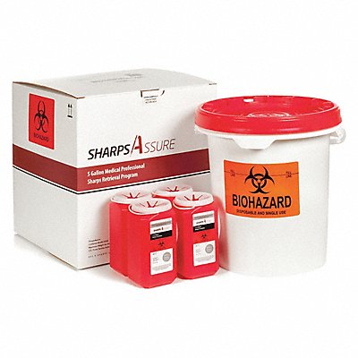 Sharps Container 11 W 5 gal Snap Lid