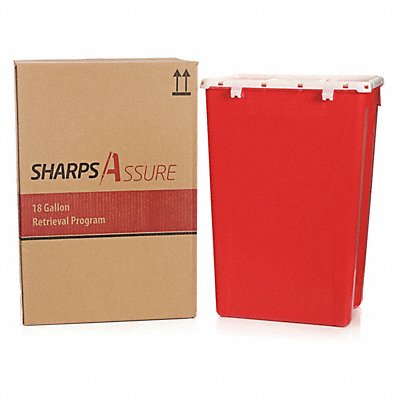Sharps Container 22 W 18 gal Snap Lid