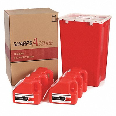 Sharps Container 22 W 18 gal Snap Lid