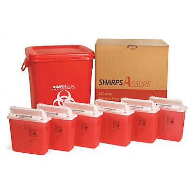 Sharps Container 20 W 28 gal Snap Lid