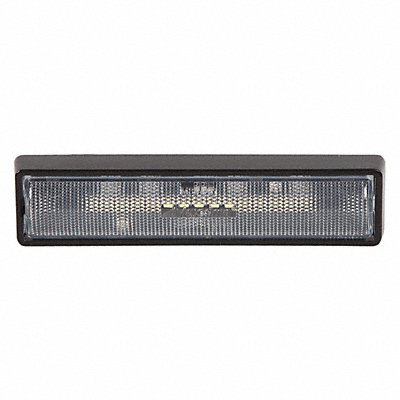 Compartment Light Rectangular Blk LED