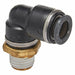 Male Elbow Compression Type Brass PK2