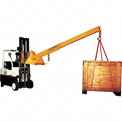 Pivoting Forklift Boom 3000 lb MaxCap.