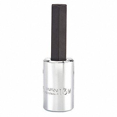 Socket Bit Steel 1/2 in TpSz 13 mm
