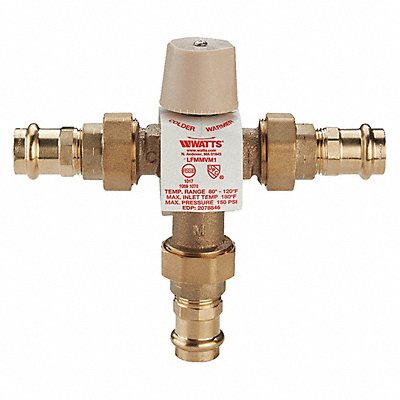 Mixing Valve 0.5 to 12 gpm 1/2 Inlet Sz