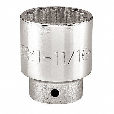 Socket Steel Satin 1 11/16 in