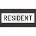 Pavement Stencil Resident