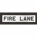 Pavement Stencil Fire Lane