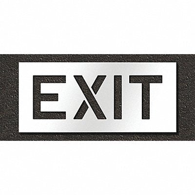 Pavement Stencil Exit