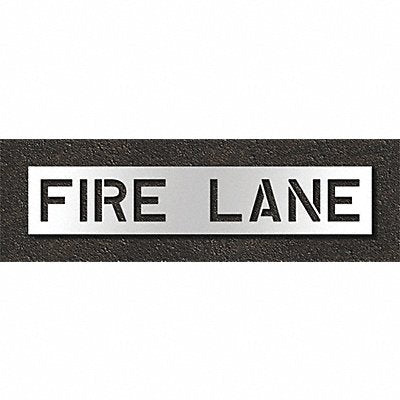 Pavement Stencil Fire Lane