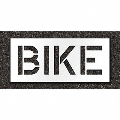 Pavement Stencil Bike