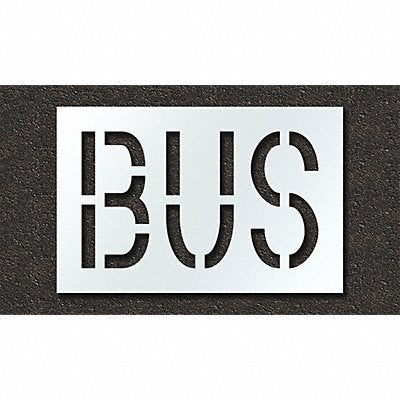 Pavement Stencil Bus