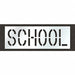 Pavement Stencil School