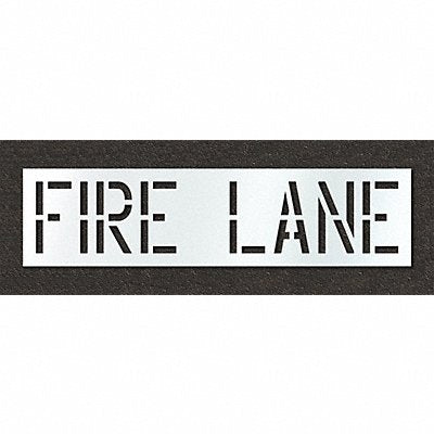 Pavement Stencil Fire Lane