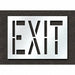 Pavement Stencil Exit