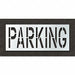 Pavement Stencil Parking