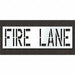 Pavement Stencil Fire Lane