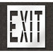 Pavement Stencil Exit