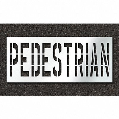 Pavement Stencil Pedestrian